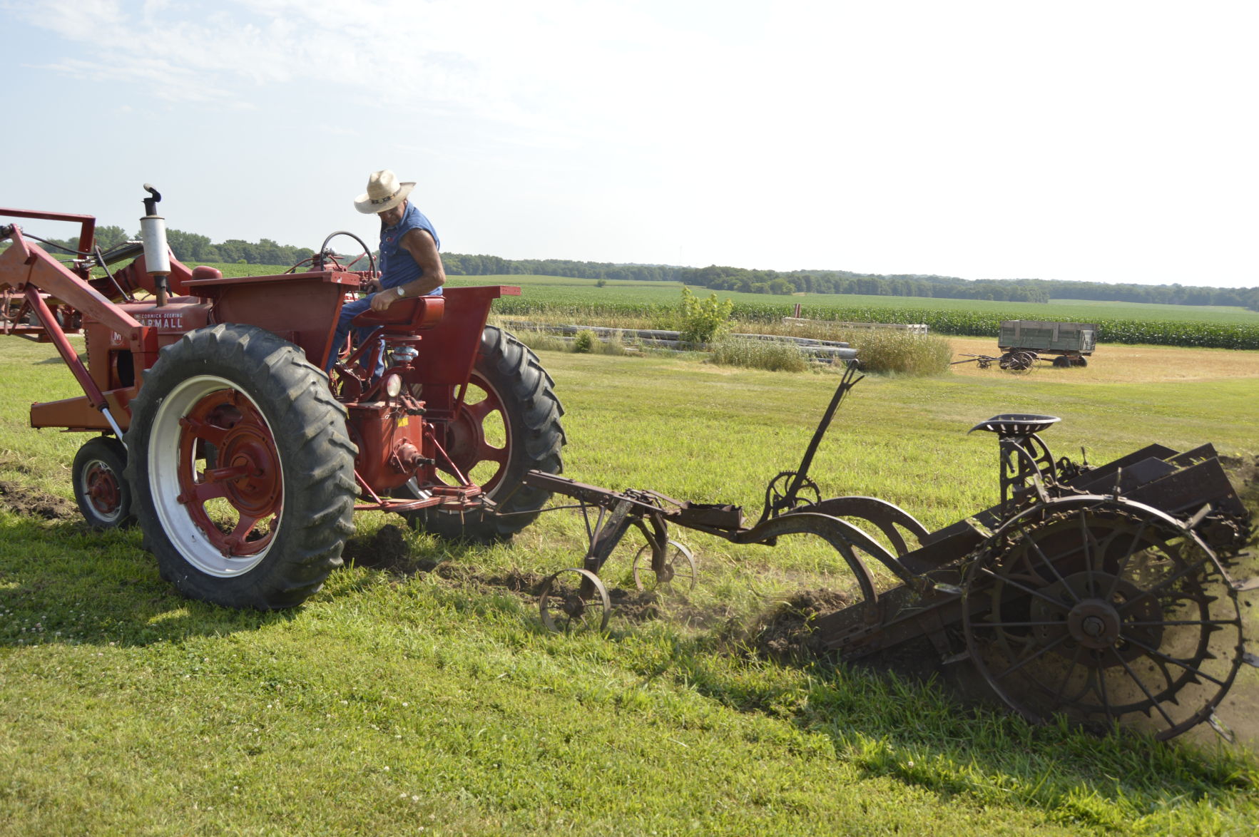 Threshing Day and Motorcycles (3).JPG